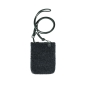 Preview: SEABREEZE MOBILE RAFFIA-BLACK Smartphone Tasche
